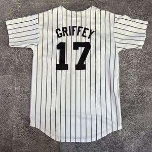 Men's Vintage Majestic Chicago White Sox Ken Griffey Jr Home White Jersey Sz S